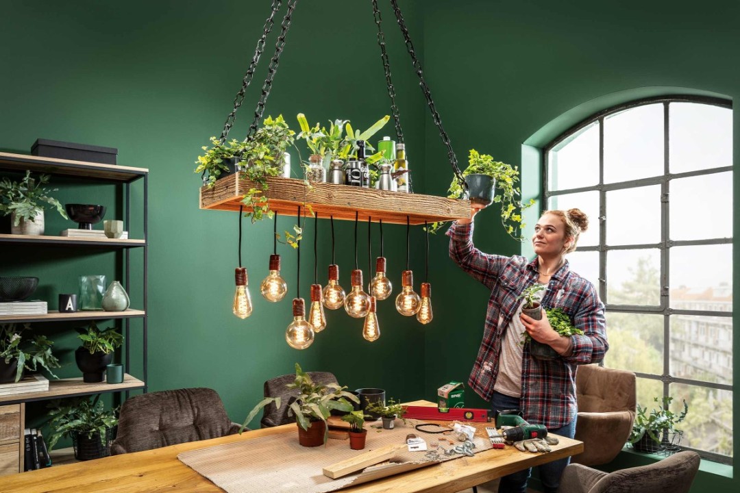 Lampe selber bauen  HORNBACH