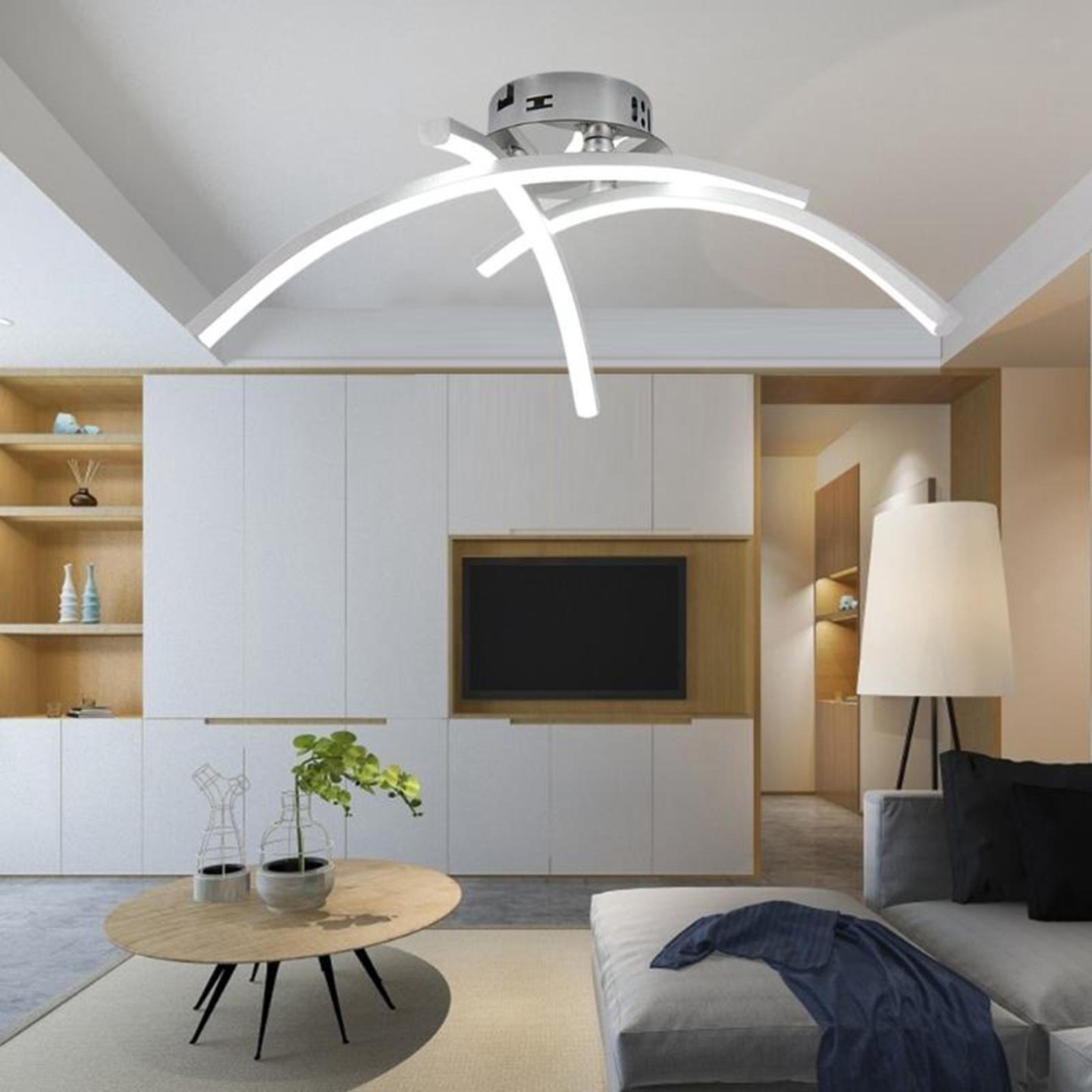 Moderne Led-deckenleuchte Kronleuchter Lampe Wohnzimmer Loft